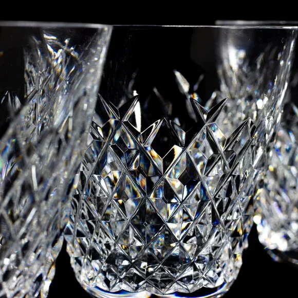 Waterford Crystal Alana Claret Wine Stem Glasses 5 7/8" ~ Set Of 4 - Picture 9 of 14